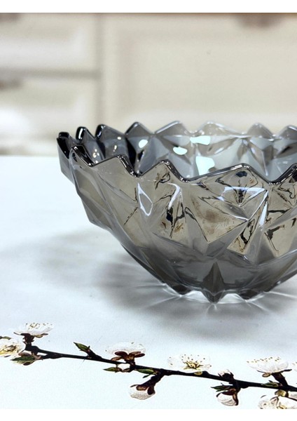 Cam Kristal Derin Kase Füme 24 Cm fırsatları