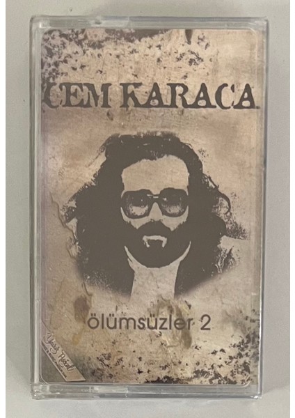 Cem Karaca Ölümsüzler 2 Kaset (Jelatinli Sıfır Orijinal Dönem Baskı Kaset)
