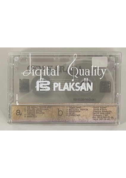 Cem Karaca Ölümsüzler 2 Kaset (Jelatinli Sıfır Orijinal Dönem Baskı Kaset) fiyatları