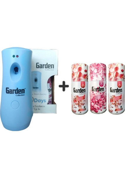 Oda Kokusu Freshmatik, Otomatik Sprey Makine +Bubble Gum Parfüm Esansı Yedek Sprey 260 ml Air Freshener + Otomatik Sprey Yedeği Oda Spreyi Bubble Gum Parfüm Esansı 260 ml x 3 Adet