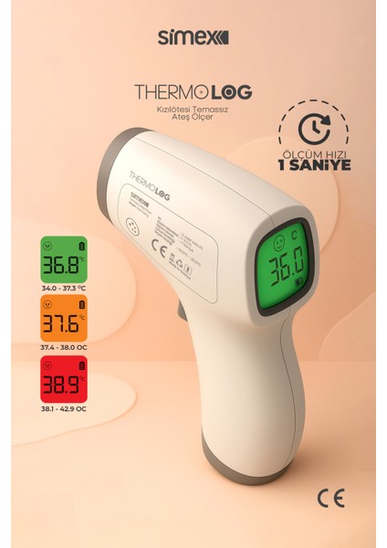 Thermolog Dijital Temassız Nesne ve Alın Ateş Ölçer fiyatları