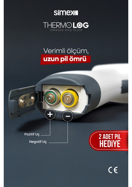 Thermolog Dijital Temassız Nesne ve Alın Ateş Ölçer modelleri