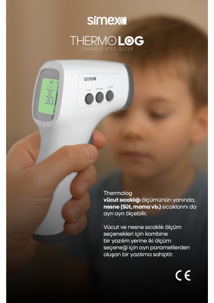 Thermolog Dijital Temassız Nesne ve Alın Ateş Ölçer fırsatları