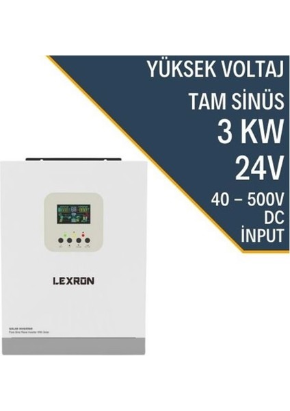 3kw 3kva 24V Mpptakılllı Hvbrit (Solar Jeneratör)