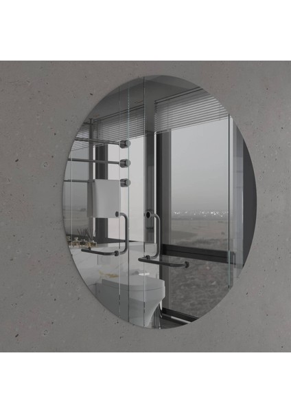 Pure Circle Minimal Çerçevesiz Dairesel Duvar Aynası – Modern Banyo ve Salon Aynası modelleri