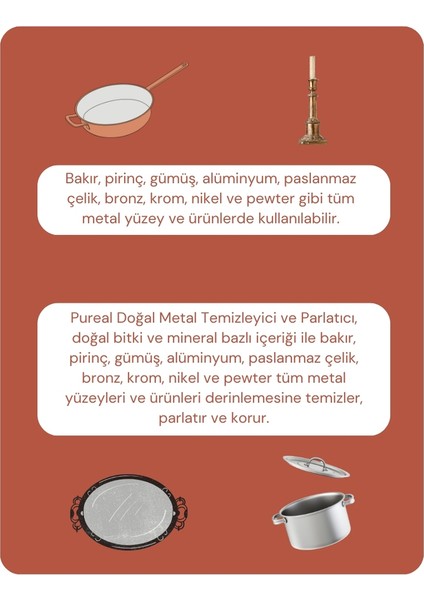 Doğal Metal Temizleyici ve Parlatıcı fırsatları