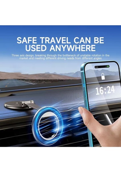 Lkh-45 - 360° Dönebilen Magnetik , Vakumlu Ultra Süper Manyetik Araç Içi Telefon Tutucu fırsatları