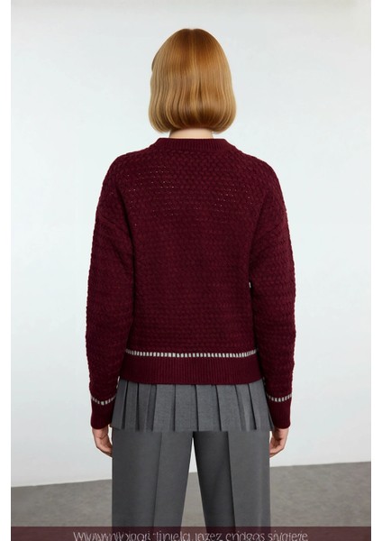 Kadın Oversize Rahat Kesim Dokulu Triko Kazak Soğuk Havalarda Şık ve Konforlu Günlük Stil Kaliteli fiyatları