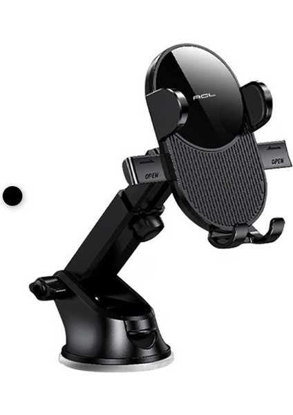 T-81 Premium Safe-In Series™ Vantuzlu Teleskopik Araç Içi Telefon Tutucu