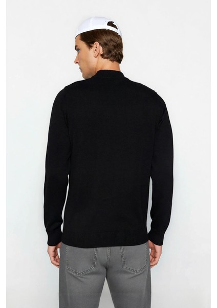 Erkek Gardırobunun Vazgeçilmezi %100 Pamuk Fitted Yarım Balıkçı Yaka Basic Kazak Konforu Kaliteli modelleri