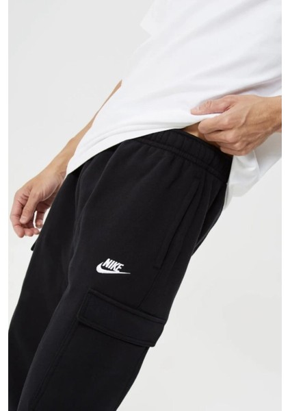 Club Fleece Cargo Erkek Siyah Şardonlu Eşofman Altı indirimleri