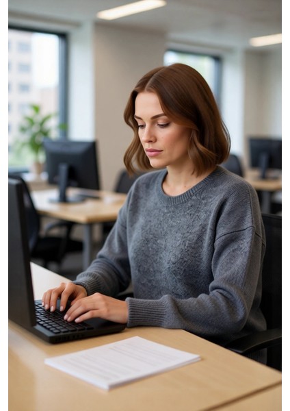 Kadın Triko Kumaş Düz Desenli Oversize Bisiklet Yaka Kazak Soğuk Günler Için Ideal Seçim Kaliteli fırsatları