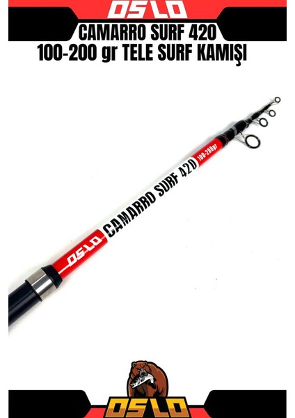 Okuma Revenger Rv-65 420CM 100-200GR Oslo Camarro Surf Profesyonel Sazan Kıyı Olta Takımı Seti indirimleri