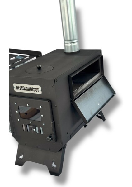 Kuzineli Kamp ve Çadır Sobası Katlanır Ayaklı Kamp Sobası Çantalı indirimleri