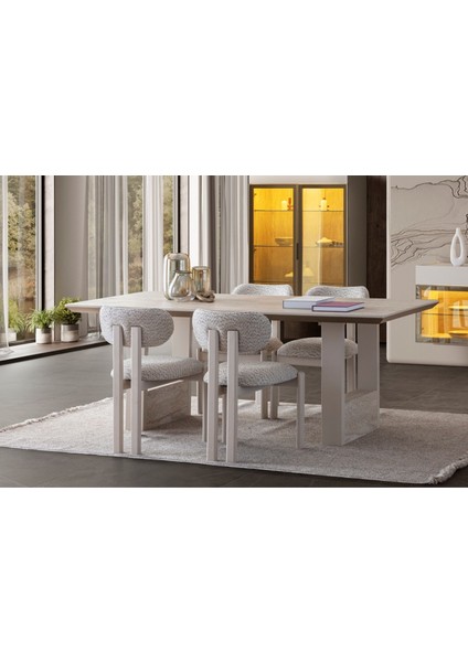 Vion Dark Yemek Odası Takımı