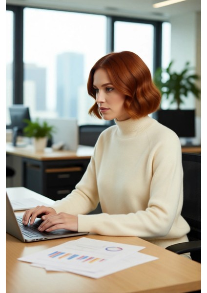 Kadın Cool Comfort Oversize Dik Yaka Triko Kazak Basic Rahat Kışlık Bordo Günlük Şıklığı Tamamlar