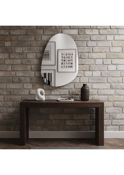 Organic Asimetrik Duvar Aynası – Modern Minimal El Yapımı Dekoratif Ayna modelleri