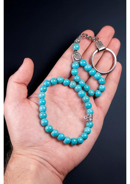 Firuze Taşı Bilek ve Anahtarlık Set Kombini