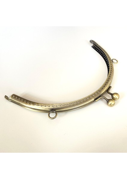 Çanta ve Cüzdan Klipsi Bakır Renk Oval Model 20 cm ( Askılıklı )