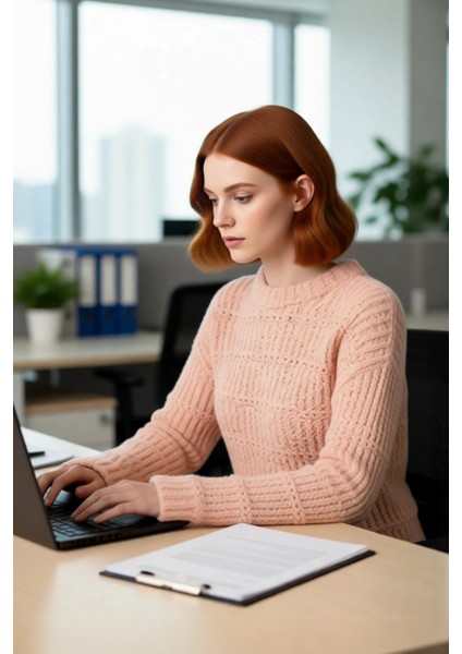 Kadınlar Için Kışlık Oversize Kalın Dokulu Triko Kazak Düşük Kollu Bisiklet Yaka Gündelik Şıklık fırsatları