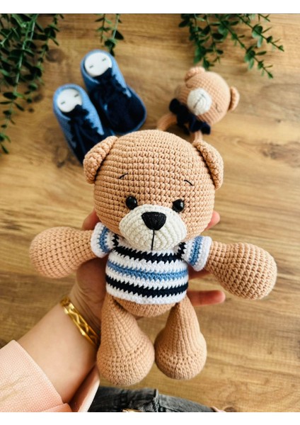 Amigurumi Kazaklı Ayıcık Set