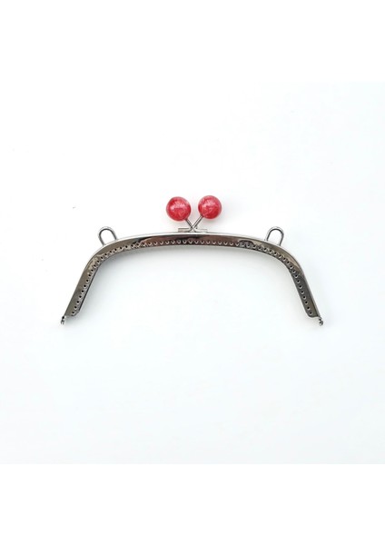 Çanta ve Cüzdan Klipsi Gümüş Renk Narçiçeği Başlı 23 cm