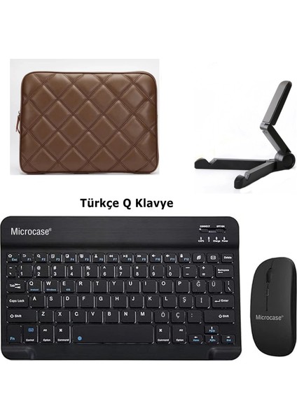 Xiaomi Redmi Pad 2 11 Inch Tablet Için Çanta+Türkçe Bluetooth Klavye+Mouse+Tablet STANDI-AL8124