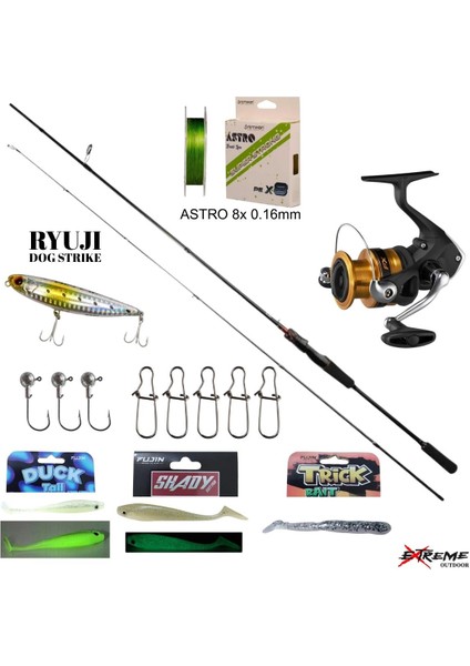 Shimano Fx 4000 Ryuji Luna Iı 240 cm 10-40 gr Spin olta seti