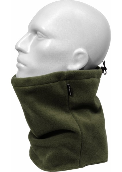 Unisex Igloo Ayarlanabilir Lastik Kordonlu Kalın Polar Fleece Boyunluk