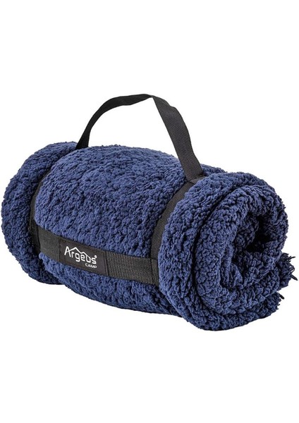 Peluş Polar Televizyon Battaniyesi - Lacivert - Tv Battaniye - Acil Durum Battaniyesi - 200*180CM