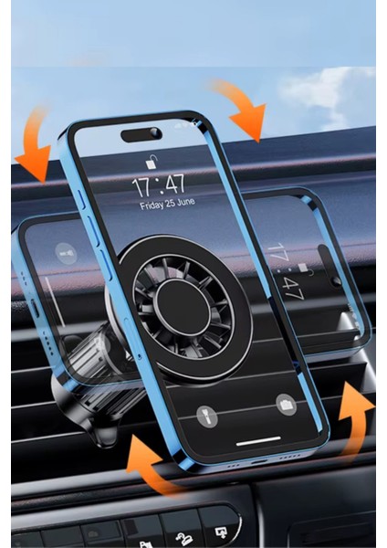 T-105 Magsafe Tutucu Havalandırma Için Güçlü Telefon Tutucu indirimleri