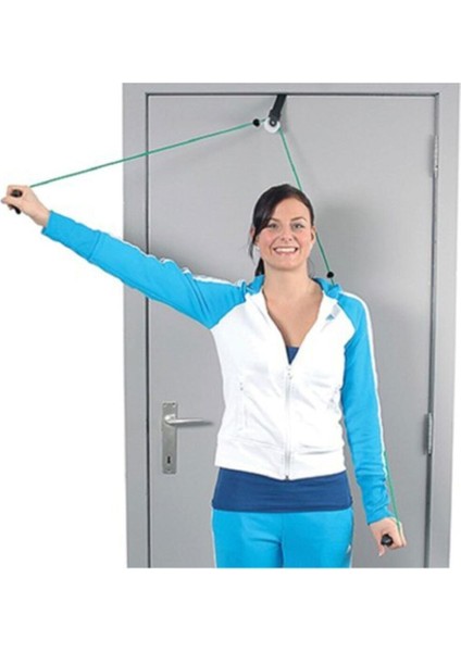 Fizik Tedavi Omuz Makarası Kol Egzersiz Aleti Shoulder Rope Pulley Omuz Periartriti