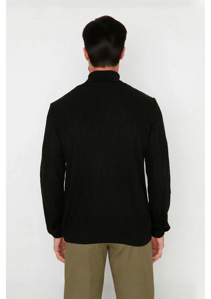 Erkek Balıkçı Yaka Triko Kazak Regular Kalıbı Ile Günlük ve Smart Kombinler Için Ideal Bir Parça fiyatları