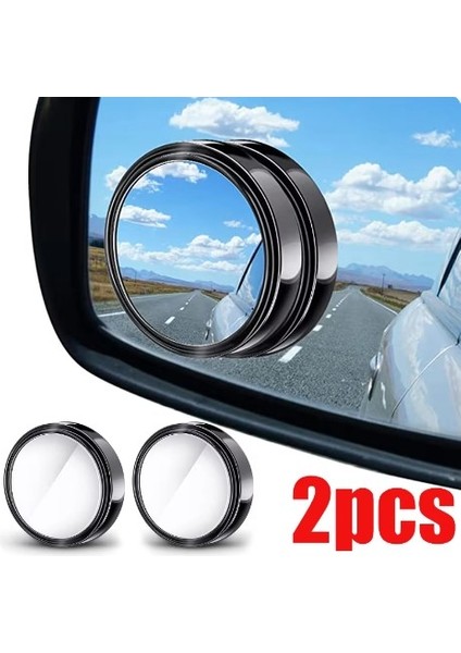 Ayarlanabilir Kör Nokta Aynası Siyah 2 Adet (5131)