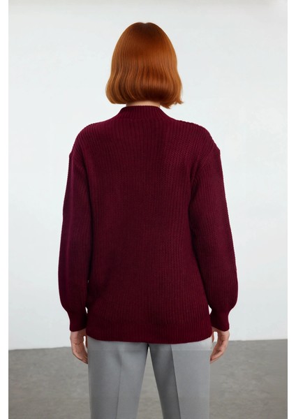 Kadın Akrilik Regular Kalıp Triko Kazak V Yaka Ajurlu Düşük Kol Kışın Günlük Kullanım Için Ideal. modelleri