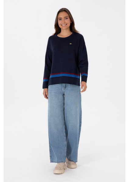 Kadın Lacivert Kazak /triko 50314598-VR033 fırsatları