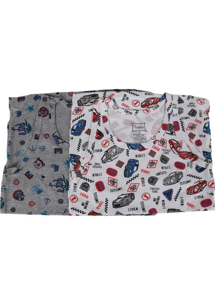 Erkek Çocuk Atleti Tutku Pamuk 3 No-5-6 Yaş- 4 Adet modelleri