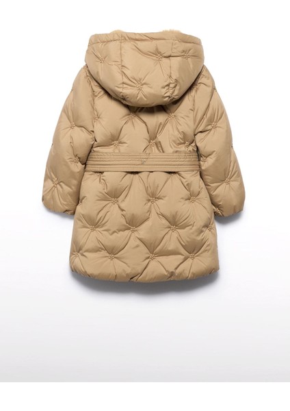 Mayoral Abel&lula Kız Çocuk Kürk Kapşonlu Uzun Mıont modelleri