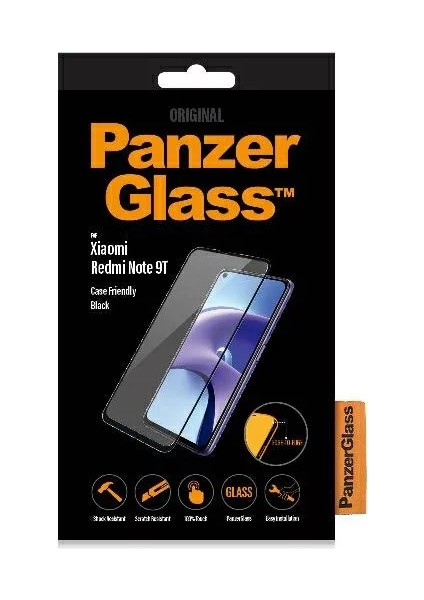 Panzerglass™ Case Friendly Ekran Koruyucu (Xiaomi Redmi Note 9t - Siyah Çerçeve) fiyatları