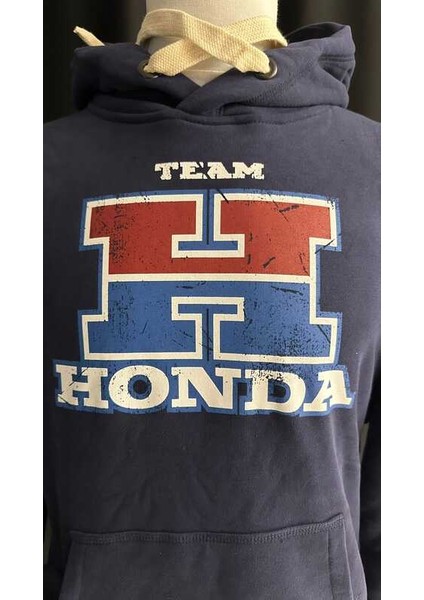 Kapüşonlu Lacivert H Sweatshırt modelleri