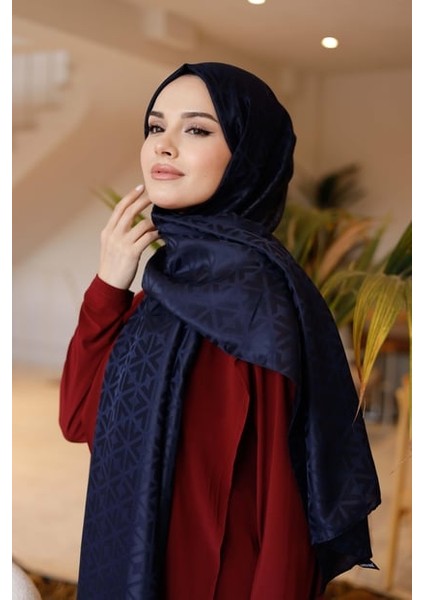 Ipeksi Jakar Deluxe Şal Lacivert