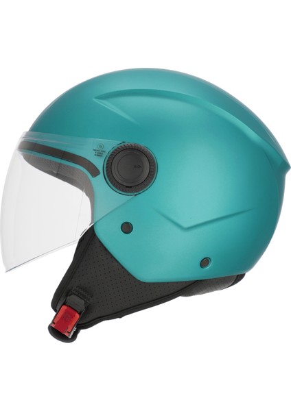 Jet Brezza Metalik Kask Turkuaz fırsatları