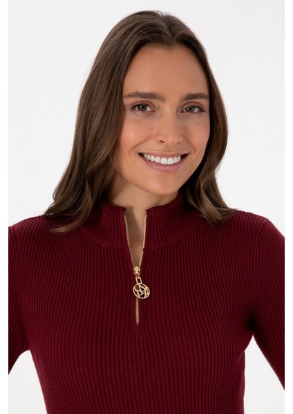 Kadın Bordo Kazak /triko 50316869-VR014 fiyatları