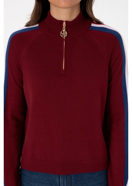 Kadın Bordo Kazak /triko 50314691-VR014