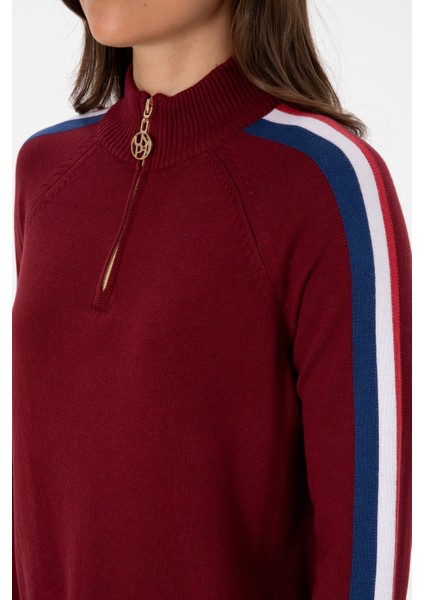 Kadın Bordo Kazak /triko 50314691-VR014