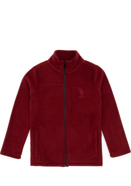 Kız Çocuk Bordo Hırka (Örme) 50317875-VR014