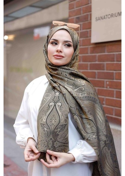 Etro Desen Premium Şal Haki fiyatları