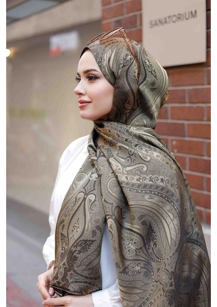 Etro Desen Premium Şal Haki fırsatları