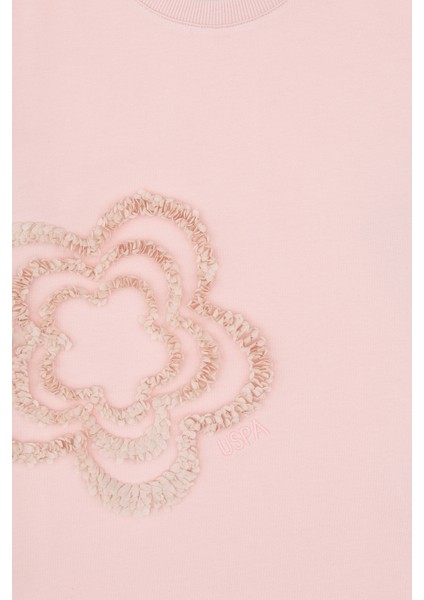 Kız Çocuk Pudra Sweatshirt 50317921-VR042 fırsatları