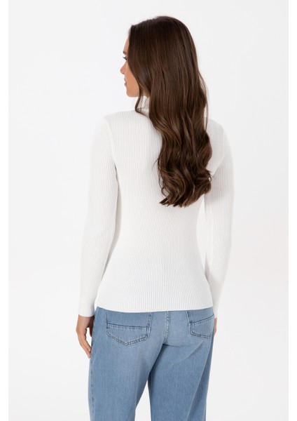 Kadın Ekru Kazak /triko 50316869-VR019 indirimleri